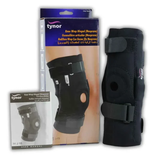 Tynor Knee Wrap Hinged J-15 Product Box