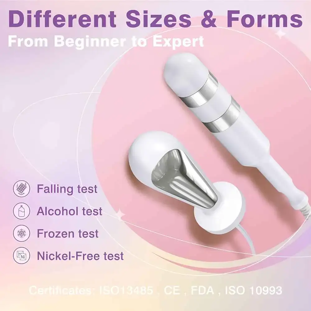 iStim EM-5200 incontinence stimulator difference size of probes