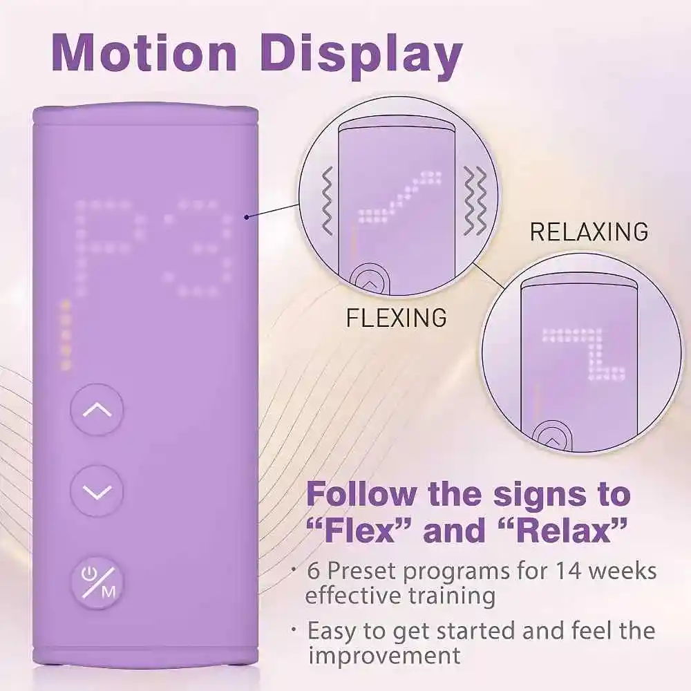 iStim EM-5200 pelvic floor incontinence stimulator motion display