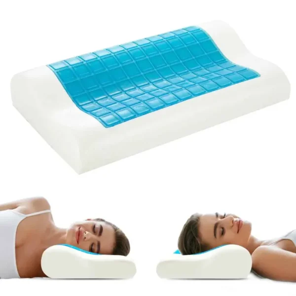 Cooling Gel Memory Foam Bed Pillow Comfort View