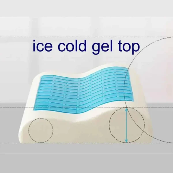 Cooling Gel Memory Foam Bed Pillow Details