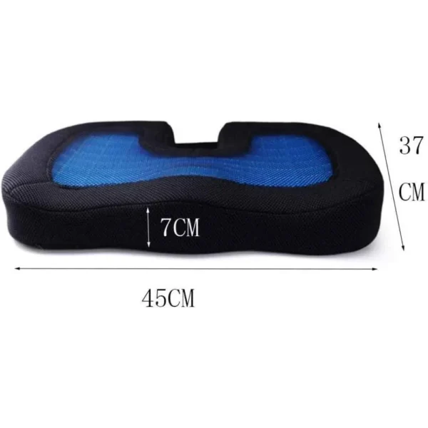 memory foam coccyx gel cushion pillow measurement